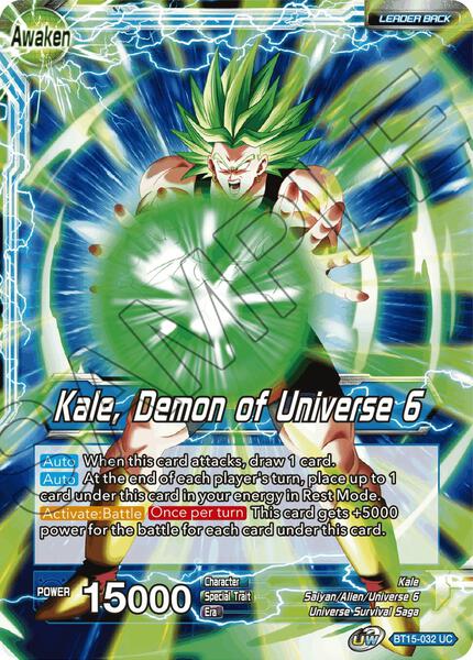 Kale // Kale, Demon of Universe 6 - Saiyan Showdown - Dragon Ball