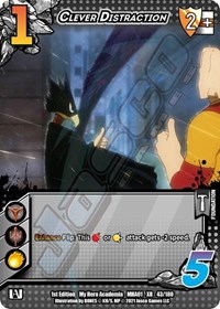 Clever Distraction (XR) - UniVersus UniVersus: My Hero Academia trading card