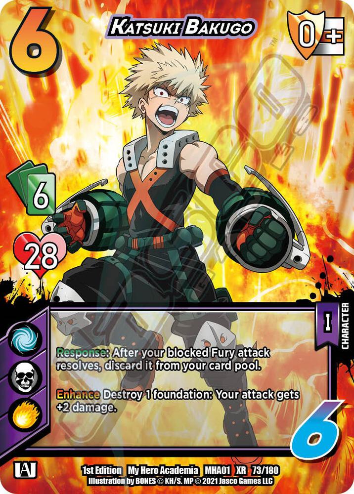 bakugo pokemon card MY HERO ACADEMIA MAXIMATIC Your attack gets +2 damage Collectible Cards/Card]Wafer Card - My