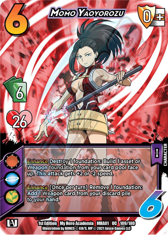 ゲームセンター・ゲームカード momo Momo Yaoyorozu - UniVersus: My Hero Academia - UniVersus