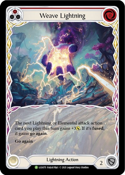 Weave Lightning (Red) - LGS075 card