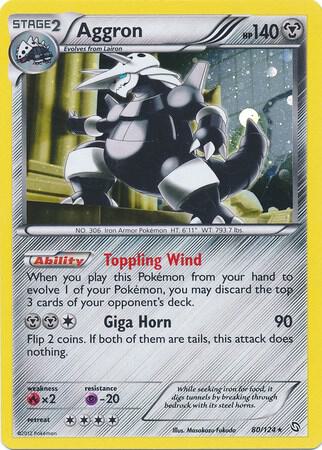 Aggron - 80/124 (Cosmos Holo) 080/124 from Blister Exclusives