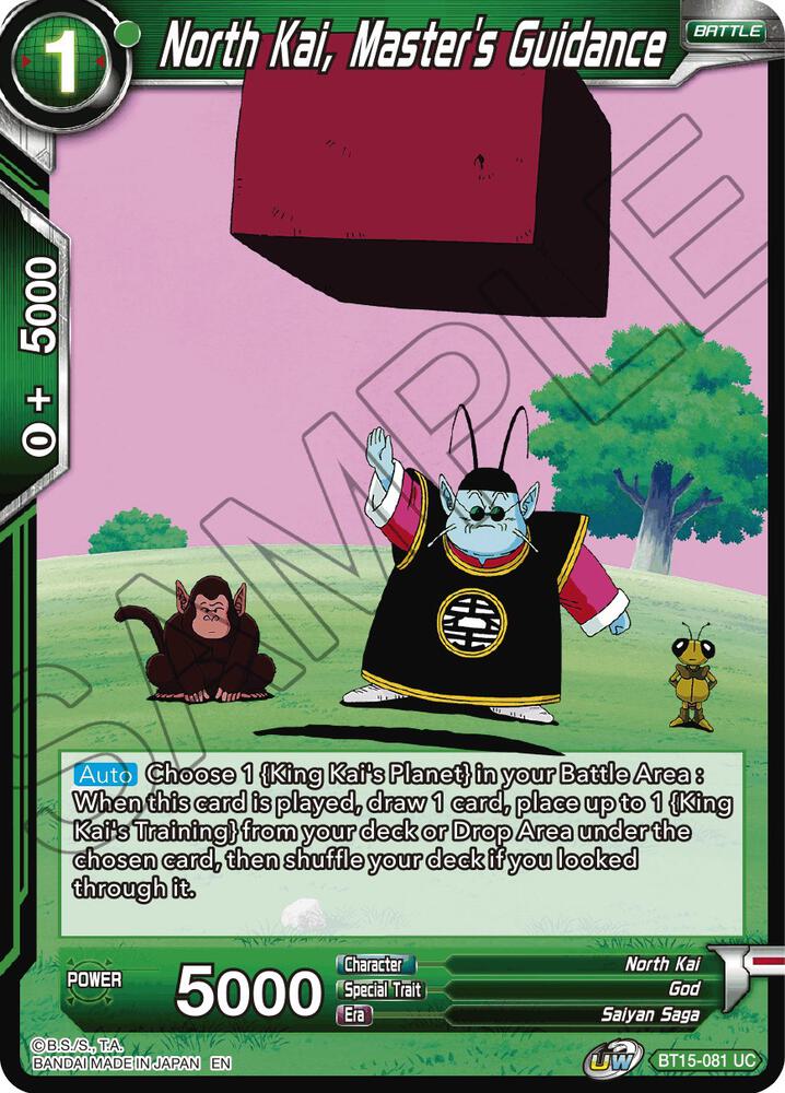 North Kai, Master's Guidance - Saiyan Showdown - Dragon Ball Super