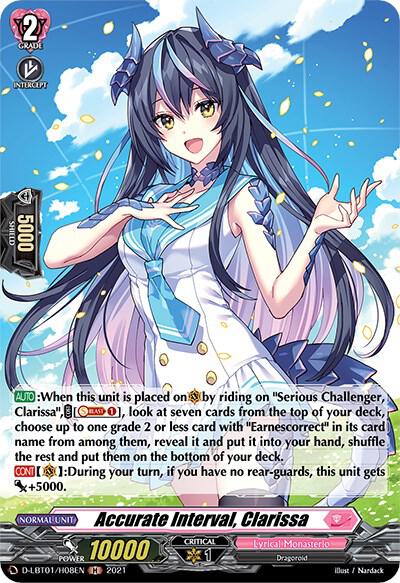 Accurate Interval, Clarissa (Holo)
