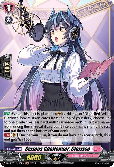 Serious Challenger, Clarissa (Holo)