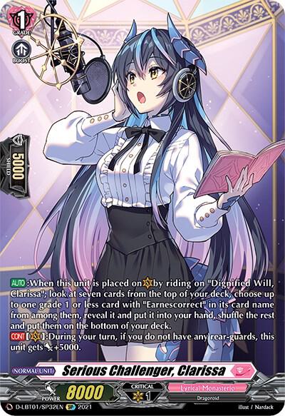 Serious Challenger, Clarissa (SP)