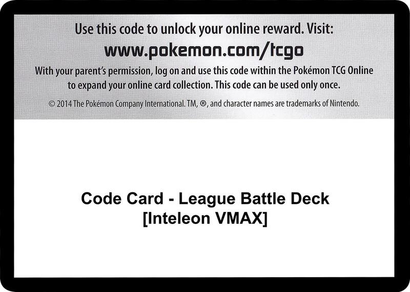 Code Card - League Battle Deck [Inteleon VMAX]  from Miscellaneous Cards & Products