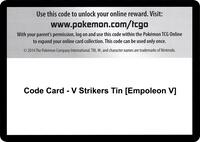 Code Card - V Strikers Tin [Empoleon V] - SWSH05: Battle Styles - Pokemon -  TCGplayer.com