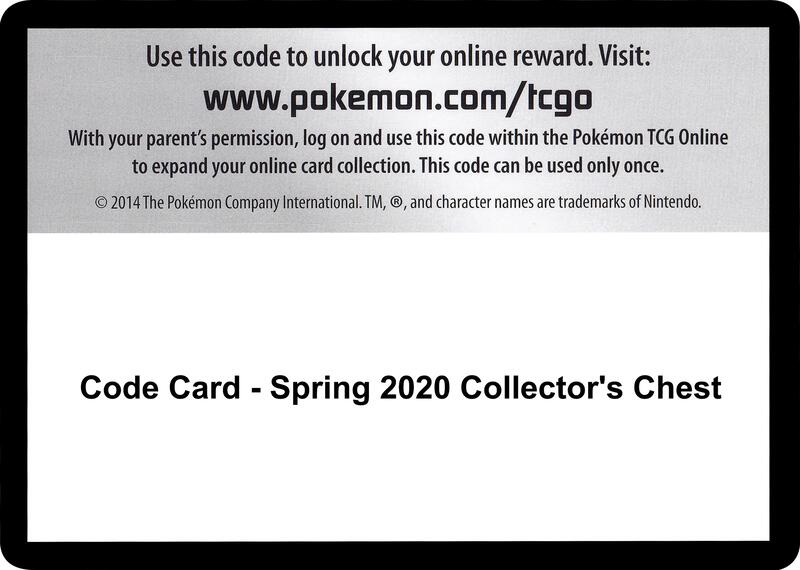 Code Card - Spring 2020 Collector's Chest  from SWSH01: Sword & Shield Base Set