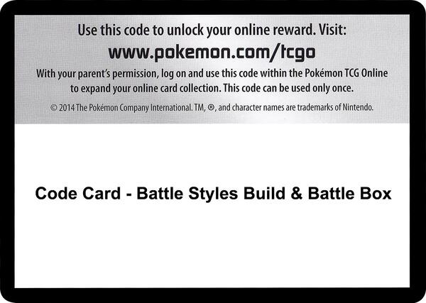 Code Card - Battle Styles Build & Battle Box