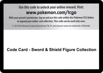 Code Card - Sword & Shield Figure Collection