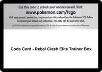 Code Card - Rebel Clash Elite Trainer Box · SWSH02: Rebel Clash · #— · Normal