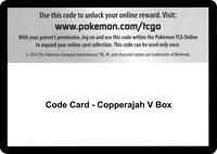 Code Card - Copperajah V Box · SWSH02: Rebel Clash · #— · Normal