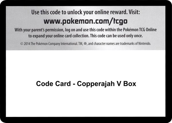 Code Card - Copperajah V Box
