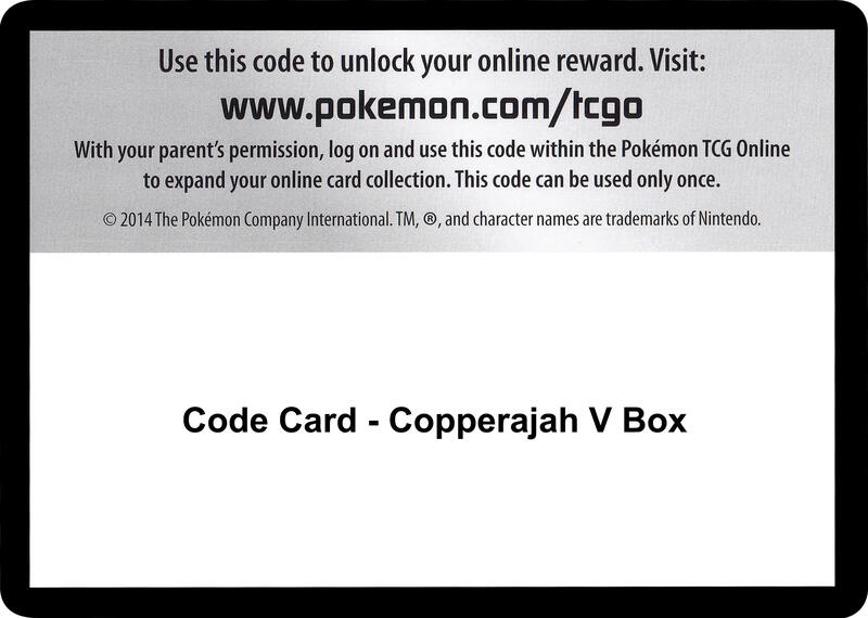 Code Card - Copperajah V Box  from SWSH02: Rebel Clash