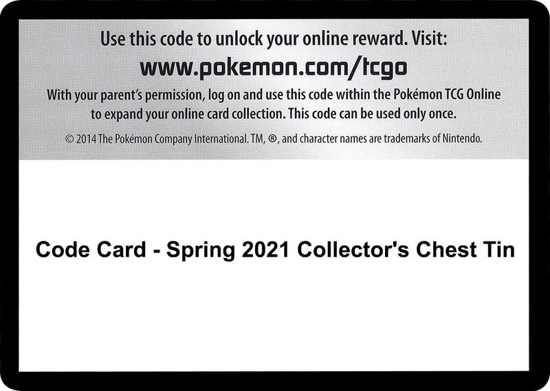 Code Card - Spring 2021 Collector's Chest Tin  from SWSH05: Battle Styles