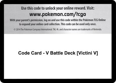 Code Card - V Battle Deck [Victini V]