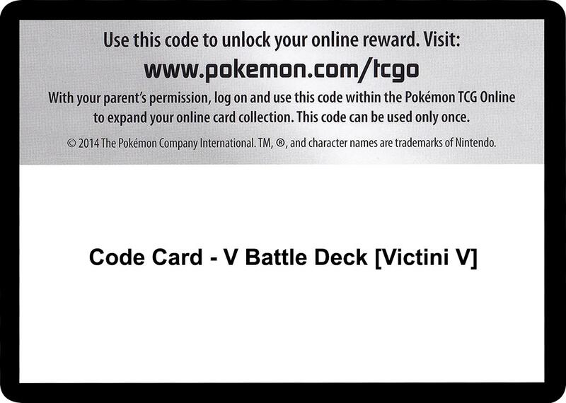 Code Card - V Battle Deck [Victini V]  from Miscellaneous Cards & Products