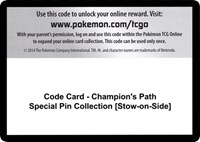 Code Card - Champion's Path Special Pin Collection [Stow-on-Side]