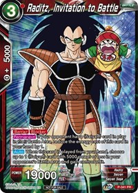 Raditz, Invitation to Battle card art