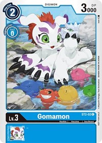 Gomamon (Official Tournament Pack Vol.3) - Starter Deck 02: Cocytus Blue - Digimon card