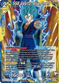 SSB Vegito, Blue Omen card art