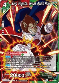 King Vegeta, Great Ape's Rule card art