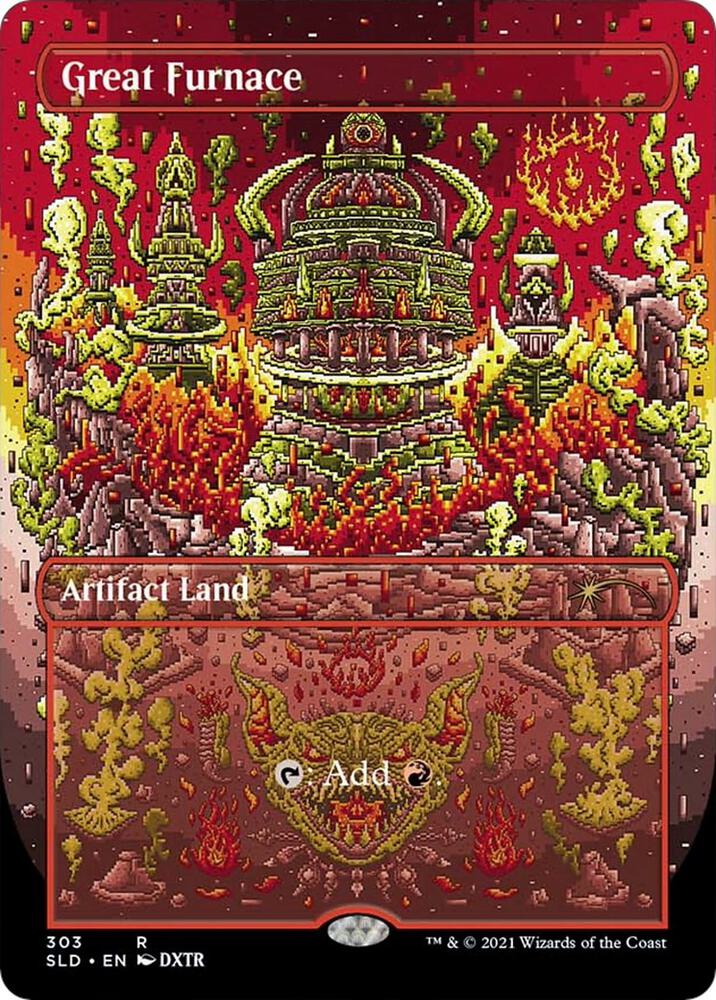 MTG 大焼炉/Great Furnace 4枚セット FOIL Great Furnace - Secret Lair Drop Series - Magic: The Gathering