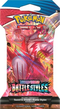 Battle Styles Sleeved Booster Pack from SWSH05: Battle Styles Pokemon card image