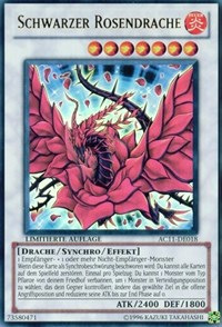 Black Rose Dragon (German) - "Schwarzer Rosendrache"