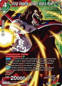 King Vegeta, Great Ape's Rule (Winner Stamped) card art