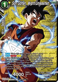 Son Gohan, Might Unleashed (Winner Stamped) card art