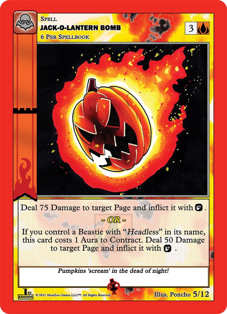 Jack-O-Lantern Bomb