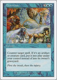 Desertion - Classic Sixth Edition - Magic: The Gathering card