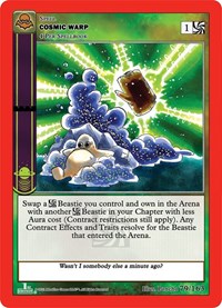 Cosmic Warp