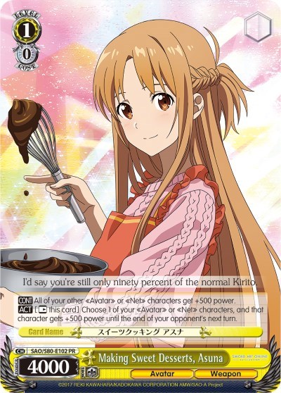 Making Sweet Desserts, Asuna
