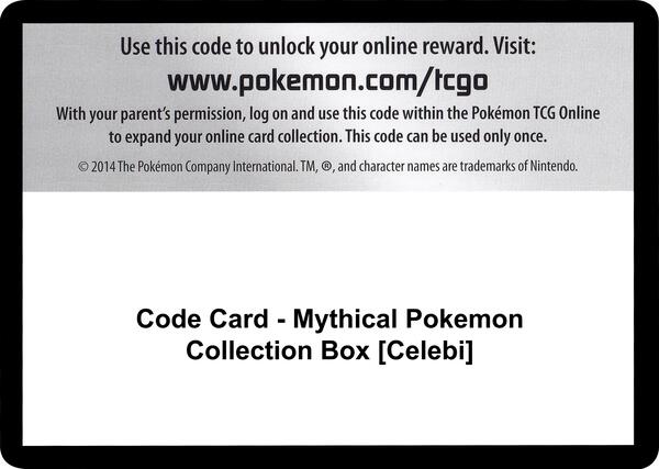 Code Card - Mythical Pokemon Collection Box [Celebi]