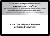 Code Card - Mythical Pokemon Collection Box [Jirachi] from Generations Pokemon card image