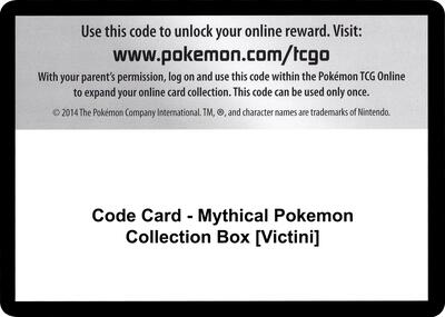 Code Card - Mythical Pokemon Collection Box [Victini]