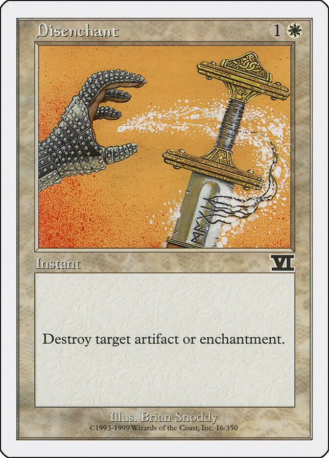 Disenchant - Classic Sixth Edition - Magic: The Gathering