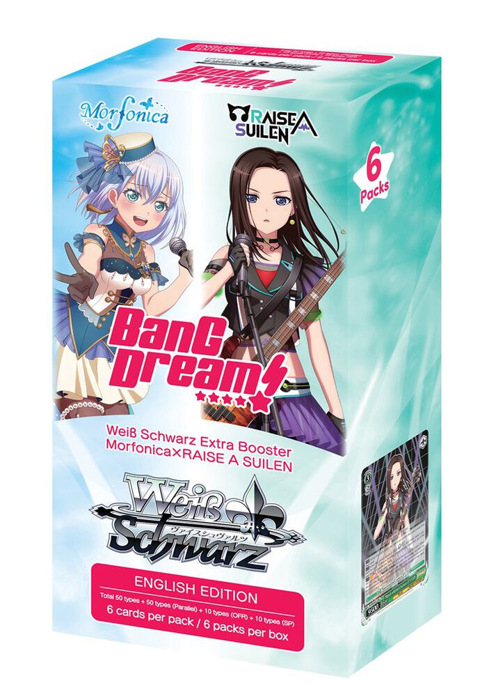 ヴァイスシュヴァルツ MorfonicaxRAISE A SUILEN カートン Morfonica x RAISE A SUILEN Extra Booster Box - Morfonica x RAISE A