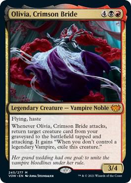 Mtg Innistrad: Crimson Vow Olivia, Crimson Bride