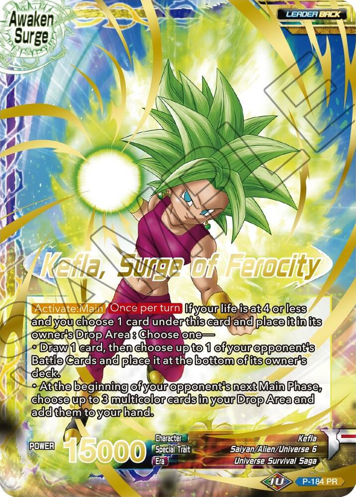 Kefla // Kefla, Surge of Ferocity (Gold Stamped) - Mythic Booster