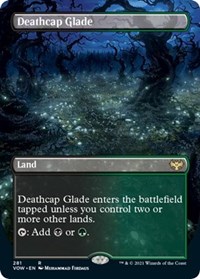 Deathcap Glade (Borderless) - Innistrad: Crimson Vow - Magic: The Gathering card