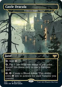 MTG【Foil】Welcome to Castle Dracula MTG Wizards Coast: Secret Lair Welcome to Castle Dracula Foil Card