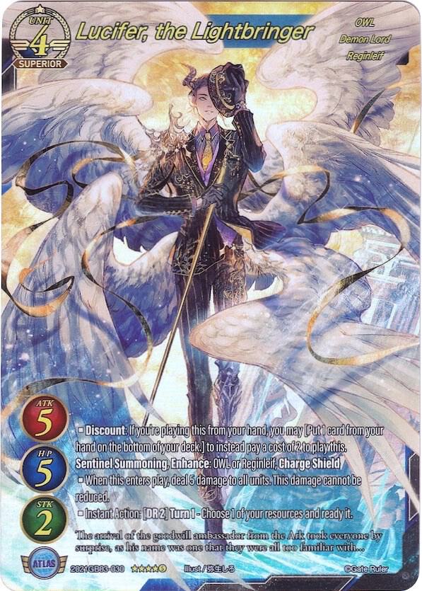 Lucifer, the Lightbringer (Full Art) - Aces of the Cosmos