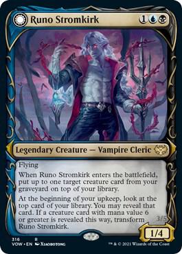 mtg runo stromkirk commander deck Runo Stromkirk // Krothuss, Lord of the Deep