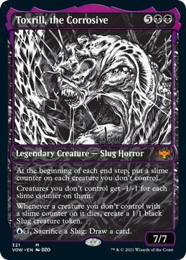 Toxrill, the Corrosive (Showcase) - Innistrad: Crimson Vow - Magic
