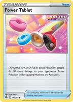golden power tablet pokemon card POKMON GAME S8 126/100 UR but it also comes as this awesomely colorful Gold Secret Rare in the same set Power Tablet (Secret) - SWSH08: