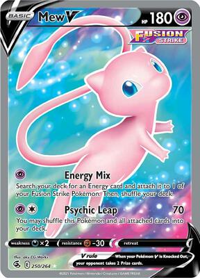 Mew V (Full Art) - SWSH08: Fusion Strike - Pokemon - TCGplayer.com